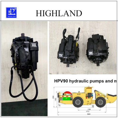 Pompas hydráulicas Pv22 Mv23 del camión subterráneo de alta presión
