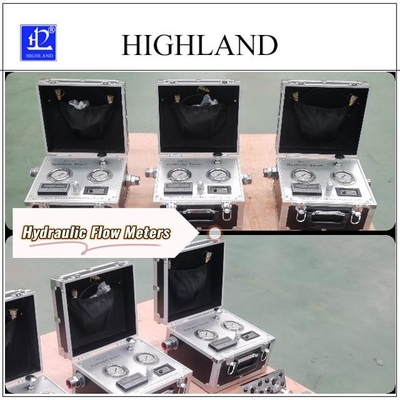 HIGHLAND Tester hidráulico portátil para medir con precisión Prueba de la tasa de flujo hidráulico