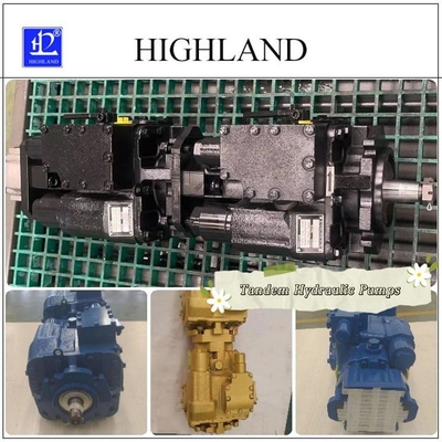 Bombas hidráulicas tandem de desplazamiento variable para la dirección de rotación izquierda o derecha