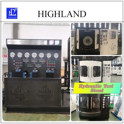 110 kW Estaciones de ensayo hidráulicas para excavadoras Datos completos de detección