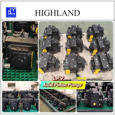 Bomba de pistón axial Highland HPV110-MA-L-23 de 110 ml/r de desplazamiento variable de alta eficiencia para accionamiento de cosechadora