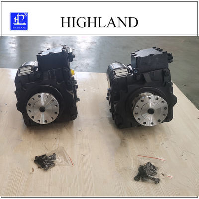 Pampilla hidráulica con pistón de flujo axial