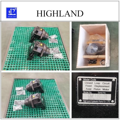 motores hidráulicos resistentes HMF30 de la máquina segador del trigo 42mpa