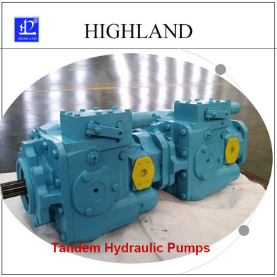 Pompa hydráulica en tándem 110cc/R+110cc/R volumétrico de 350 barras