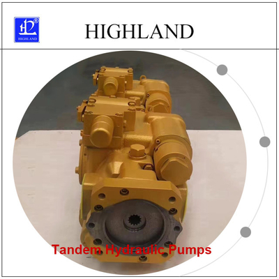 Pompa hydráulica en tándem 110cc/R+110cc/R volumétrico de 350 barras
