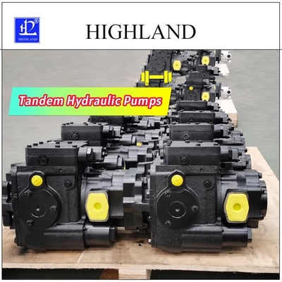 Pompas hydráulicas en tándem 110cc/R+110cc/R del pistón axial volumétrico