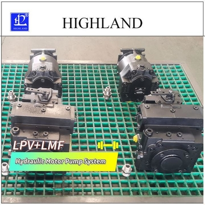 Sistema de bomba de motor hidráulico con bomba de pistón axial de desplazamiento variable