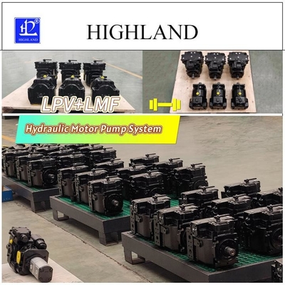 HIGHLAND Recolector raspador Sistema de motor de la bomba hidráulica Estructura axial
