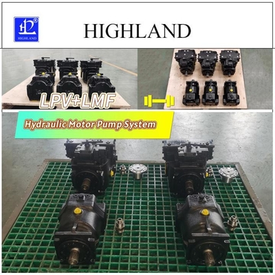 HIGHLAND Recolector raspador Sistema de motor de la bomba hidráulica Estructura axial