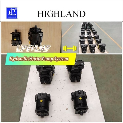 HIGHLAND Recolector raspador Sistema de motor de la bomba hidráulica Estructura axial