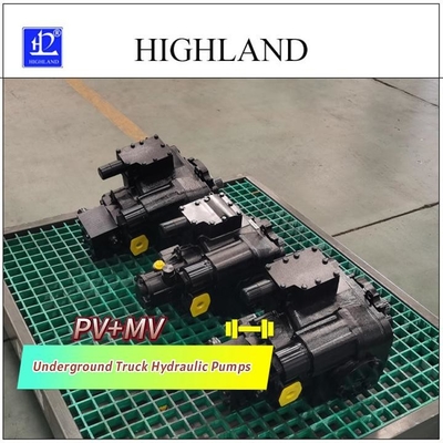 PV22 MV23 Bombas hidráulicas de camión subterráneo de hierro fundido con desplazamiento máximo y garantía de 1 año