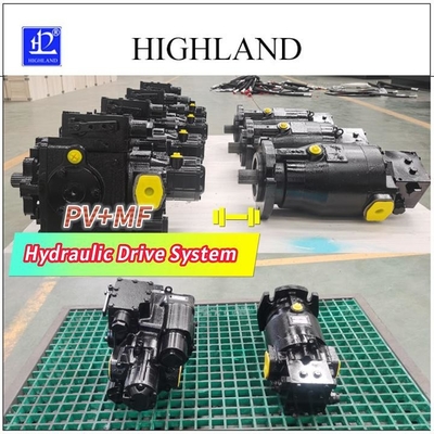 Sistema de transmisión hidráulica de tractor de alto rendimiento