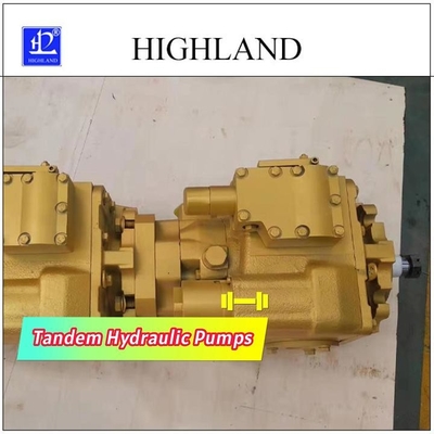 Bombas hidráulicas en tándem con diseño de estructura de placa de colchón para usos industriales