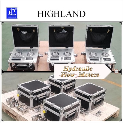 HIGHLAND Tester hidráulico portátil para medir con precisión Prueba de la tasa de flujo hidráulico