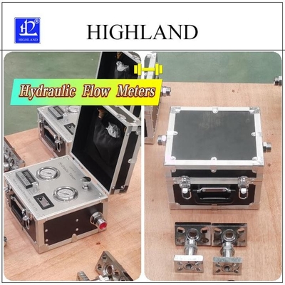 HIGHLAND Tester hidráulico portátil para medir con precisión Prueba de la tasa de flujo hidráulico