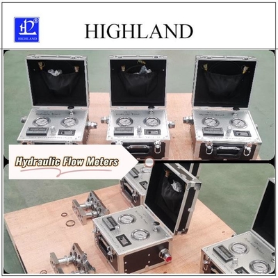 Medidores de flujo hidráulico compactos MYHT-1-5 para excavadoras que prueban la tasa de flujo hidráulico