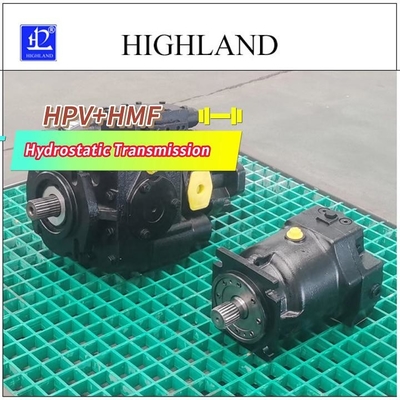 HPV110 HMF110 Cargador subterráneo Transmisión hidrostática en caja de contrachapado