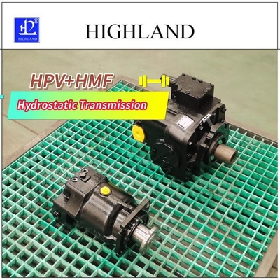 HPV110 HMF110 Cargador subterráneo Transmisión hidrostática en caja de contrachapado