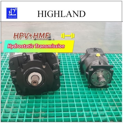 Maquinaria de cosecha Transmisión hidrostática HPV90 HMF90 Mayor capacidad de carga