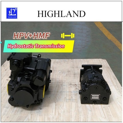 Recolector de trigo con transmisión hidráulica hidrostática