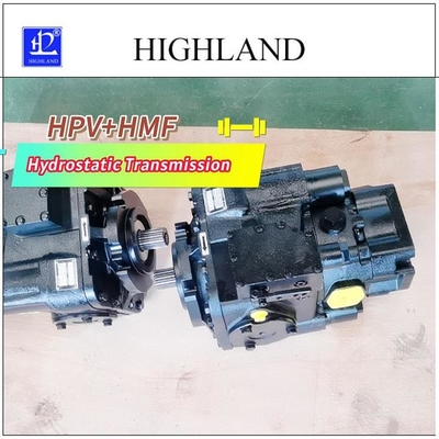 Recolector de trigo con transmisión hidráulica hidrostática