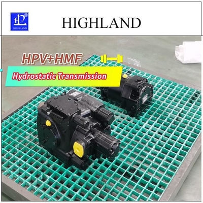 Recolector de trigo con transmisión hidráulica hidrostática