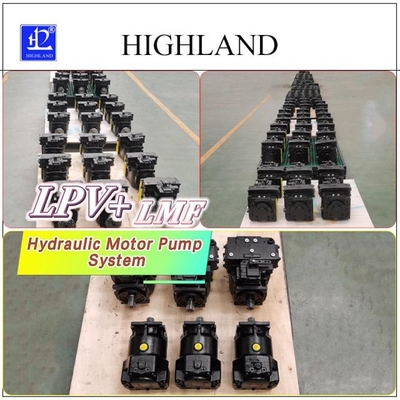 Sistema de bomba de motor hidráulico de Highland potencia máxima 114KW