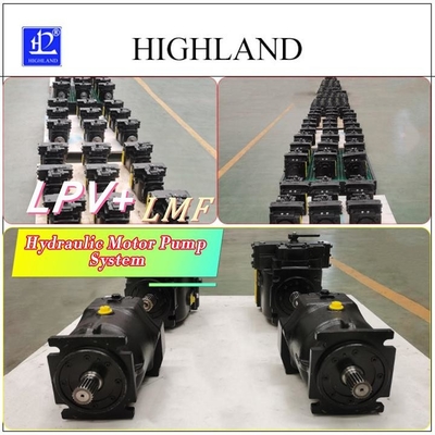 Sistema de bomba de motor hidráulico de Highland potencia máxima 114KW