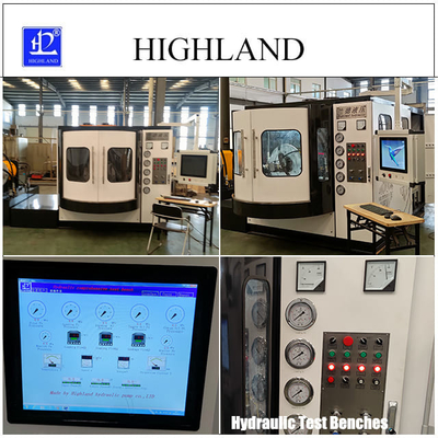 HIGHLAND Estación de perforación giratoria Bancos de ensayo hidráulicos 160 kW Pruebas de bombas hidráulicas y motores