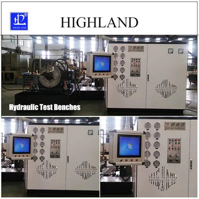 Banco de prueba hidráulico profesional con presión de 42 Mpa y caudal de 450 L/min