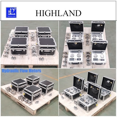 Prueba de seguridad del probador hidráulico HIGHLAND Prueba del caudal hidráulico con pantalla de datos