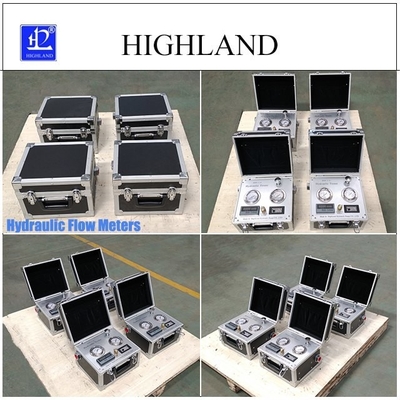 HIGHLAND Medición precisa del caudal Display de datos del probador hidráulico para mezcladora de cemento