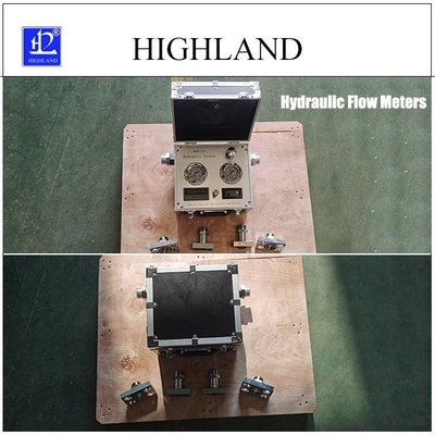 HIGHLAND Medición precisa del caudal Display de datos del probador hidráulico para mezcladora de cemento