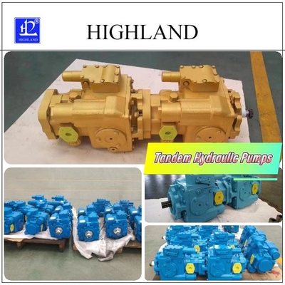 Bombas hidráulicas en tándem con diseño de placa para usos industriales