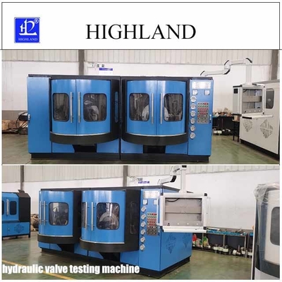 Máquina de ensayo de válvula hidráulica totalmente automática con caudal de 450 L/min para plataforma de perforación rotativa