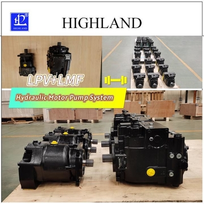 Sistema de bomba industrial motorizado con potencia continua confiable