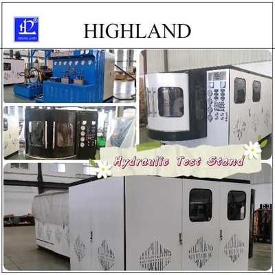 HIGHLAND Teststands hidráulicos equipados con un dispositivo de prueba de presión hidráulica fácil de operar