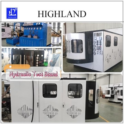 110 Kw Test Stands hidráulicos muestran ubicación local con estructura compacta para excavadoras