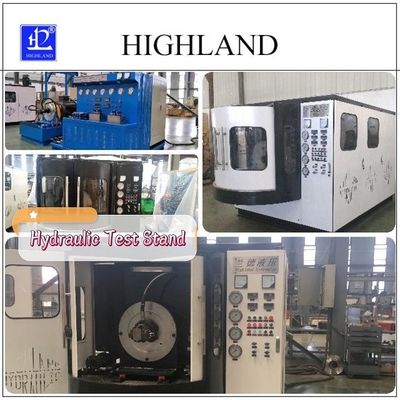 110 Kw Test Stands hidráulicos muestran ubicación local con estructura compacta para excavadoras
