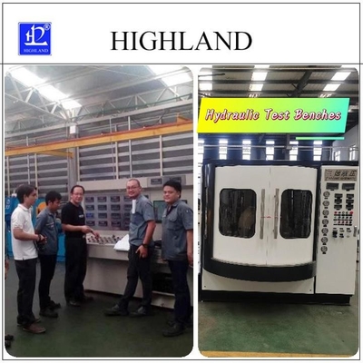 Rendimiento comprobado con el banco de ensayo hidráulico HIGHLAND - Presión 42 Mpa