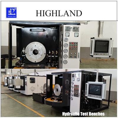 HIGHLAND Minas de carbón Bancos de pruebas hidráulicos Capacidad de caudal 450 L/min Pruebas de bombas hidráulicas y motores