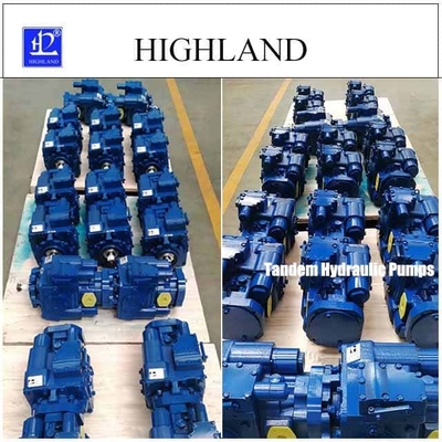 Componentes del sistema hidráulico Recolectoras Tandem Bombas con construcción de hierro fundido