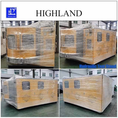 Estandes de ensayo hidráulicos personalizables para excavadoras de HIGHLAND