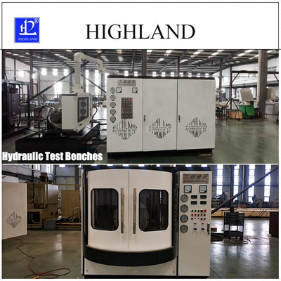 Máquina de ensayo hidráulica de buques Personalización de 500 L/min Cantidad de flujo Equipo de ensayo HIGHLAND