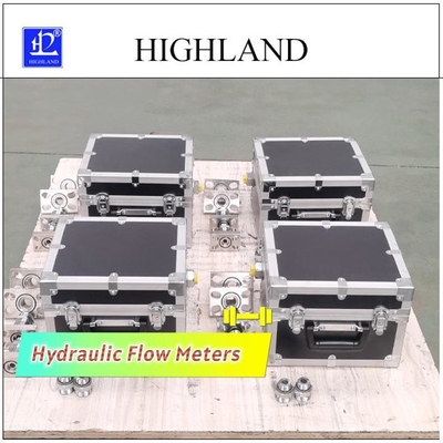 Métricos de flujo hidráulico con aceite de cosechadora conjunta