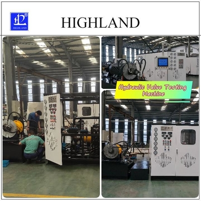 Banco de prueba de válvula hidráulica personalizada diseñado por Highland para la industria de minas de carbón