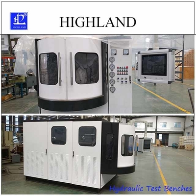 Bancos de ensayo hidráulicos HIGHLAND con 250 kW de potencia y 500 L/min de caudal