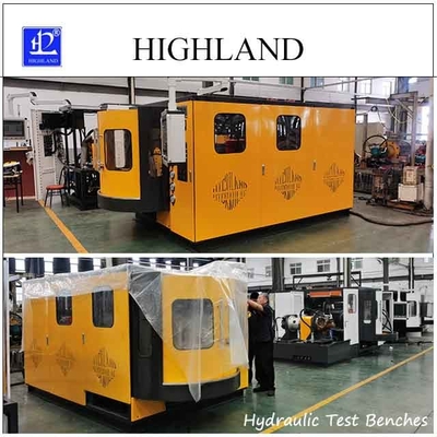 Bancos de ensayo hidráulicos HIGHLAND con 250 kW de potencia y 500 L/min de caudal