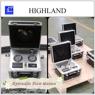 HIGHLAND Medidores de flujo hidráulicos de diseño extraíble Rango de temperatura del aceite -20C -150C