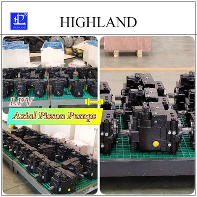 Bomba de pistón hidráulica Highland con estructura de pistón axial de desplazamiento variable